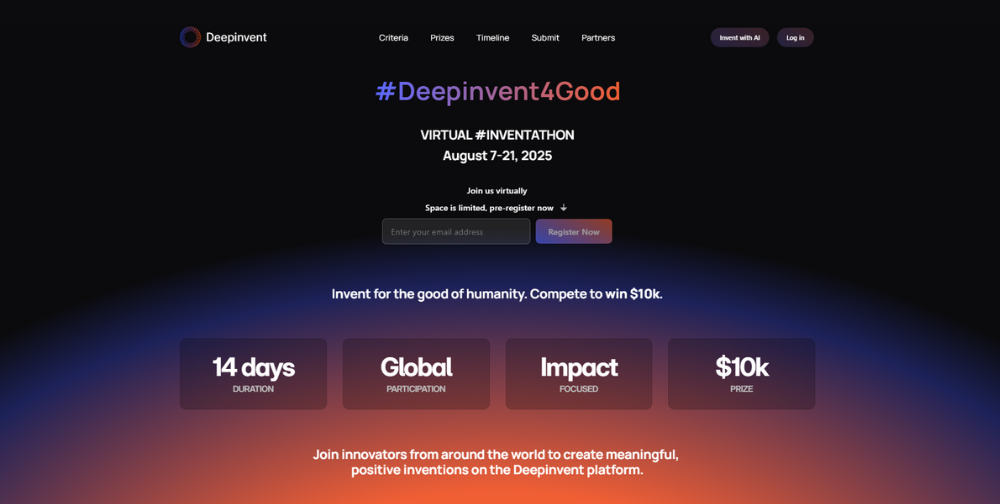 deepinvent4good-inventathon:-streamlining-innovation-for-humanity-worldwide